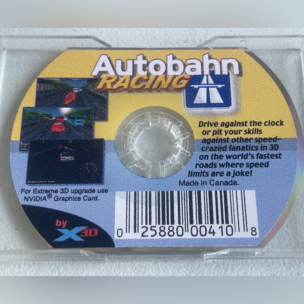 Autobahn Racing Game CD X3D